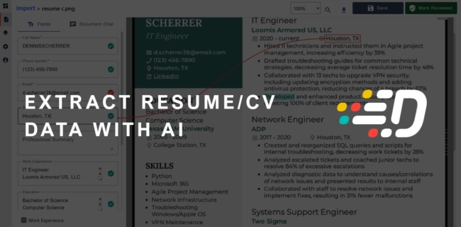 Extract Resume Data into Excel Automatically with AI